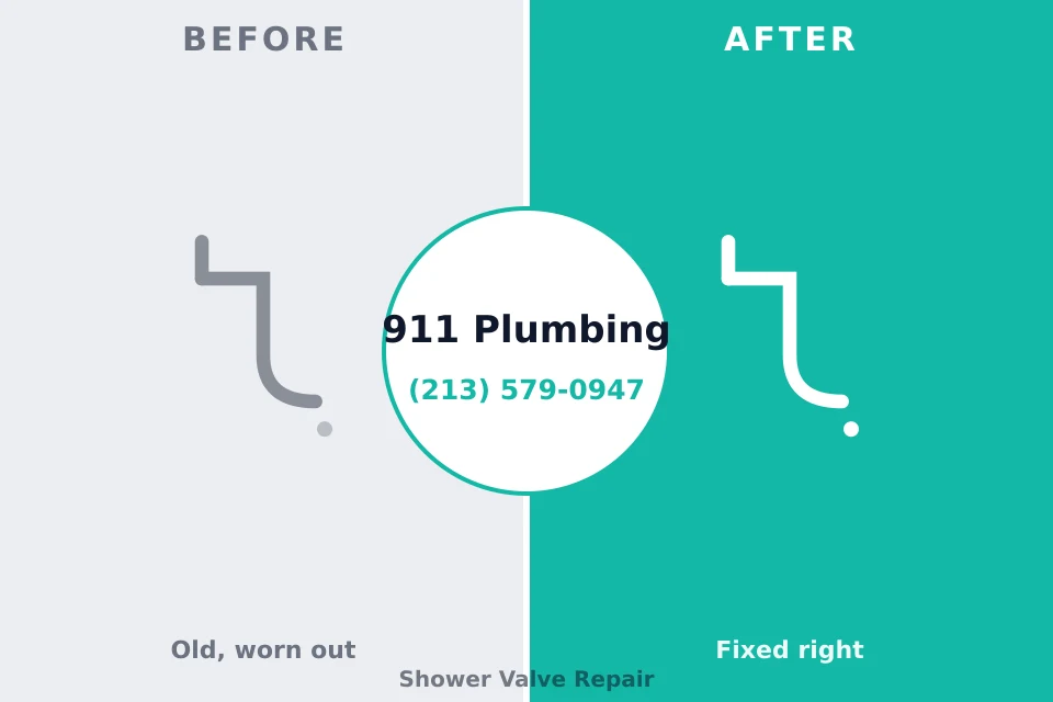 Before and after: plumbing company Trafalgar, IN